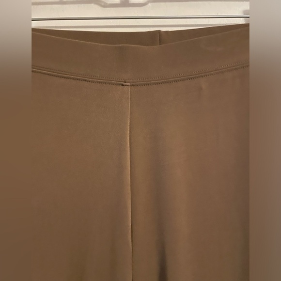 Susan Graver Brown Liquid Knit Pants Size 1XP - Picture 4 of 6